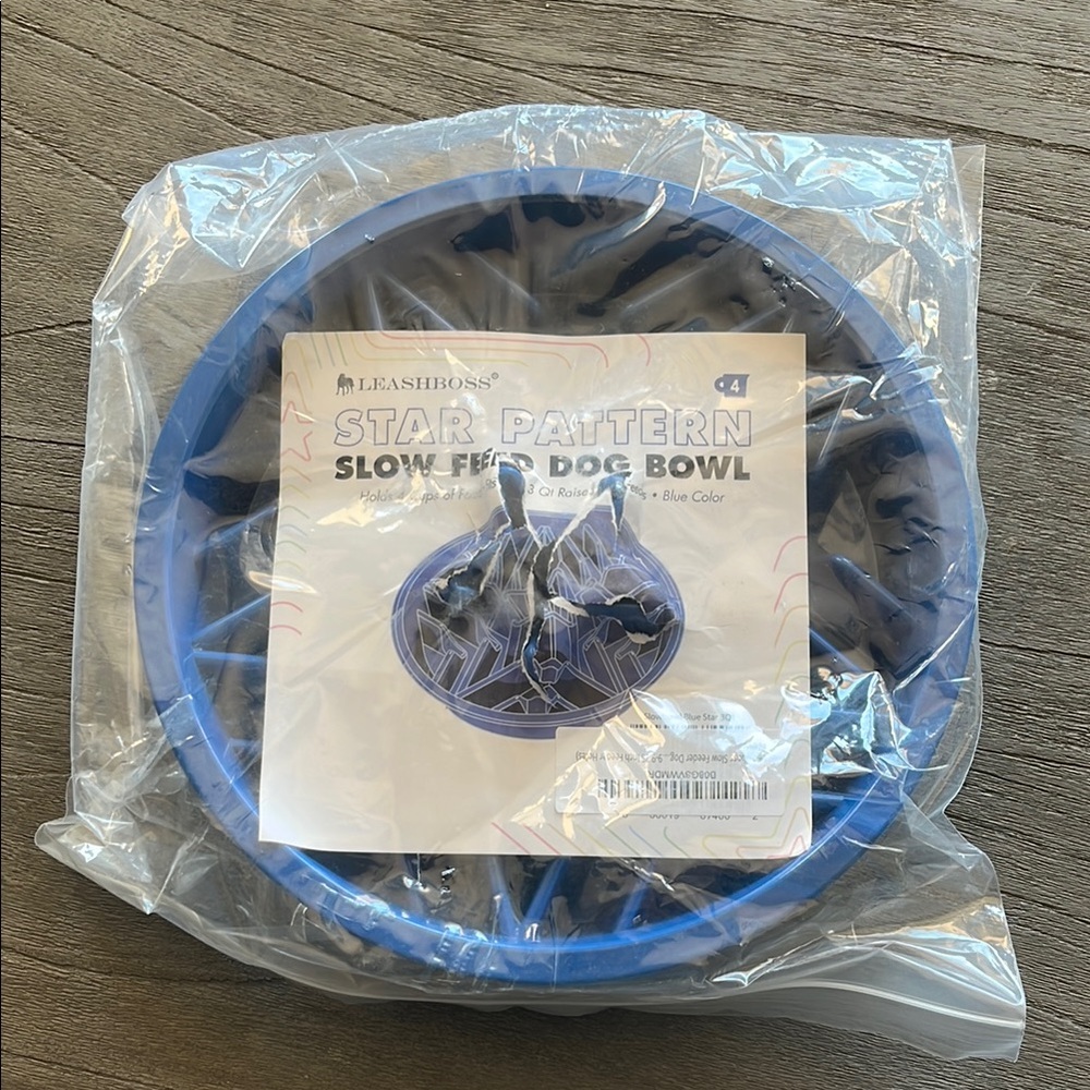 Leashboss Blue Slow Feeder